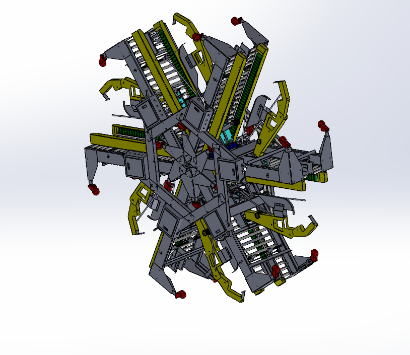 科幻机械螺旋滚动战甲